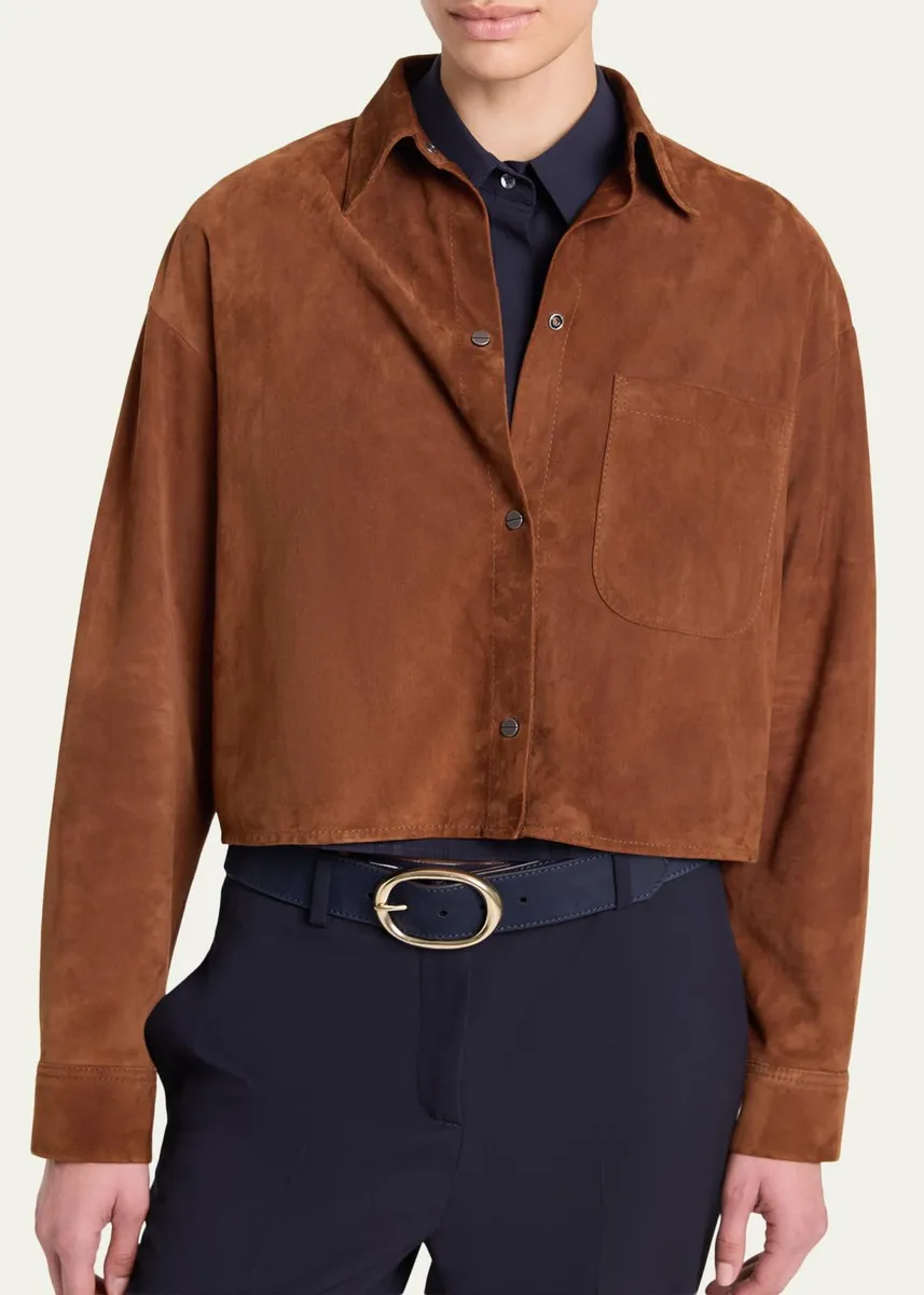 TWP Little Big Joe Shirt in Suede | Thumbnail 4 TWP Little Big Joe Shirt in Suede | Thumbnail 4