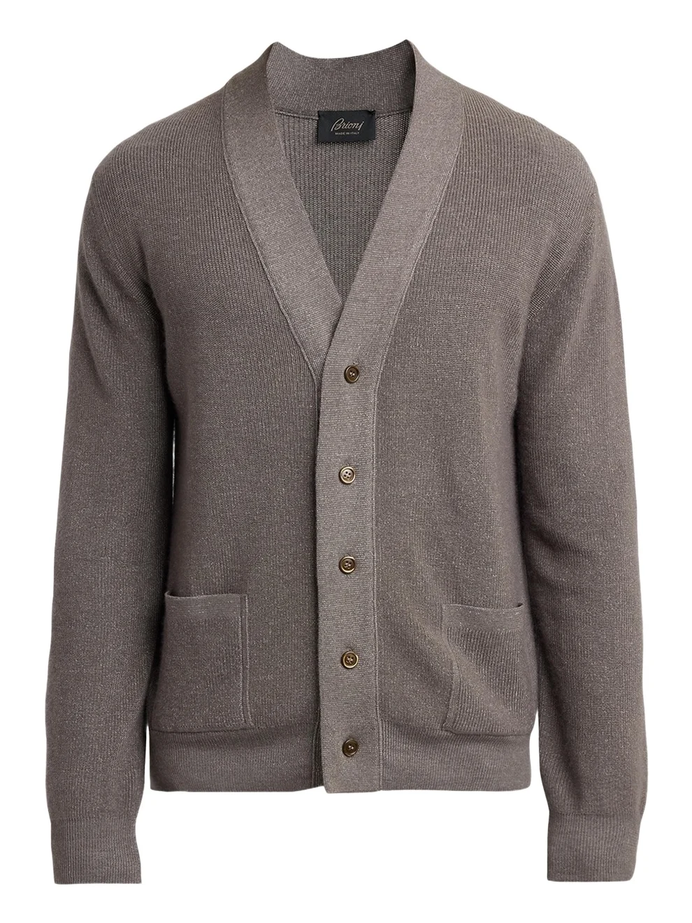 Brioni Men's Wool, Cashmere and Silk 18GG Knit Cardigan