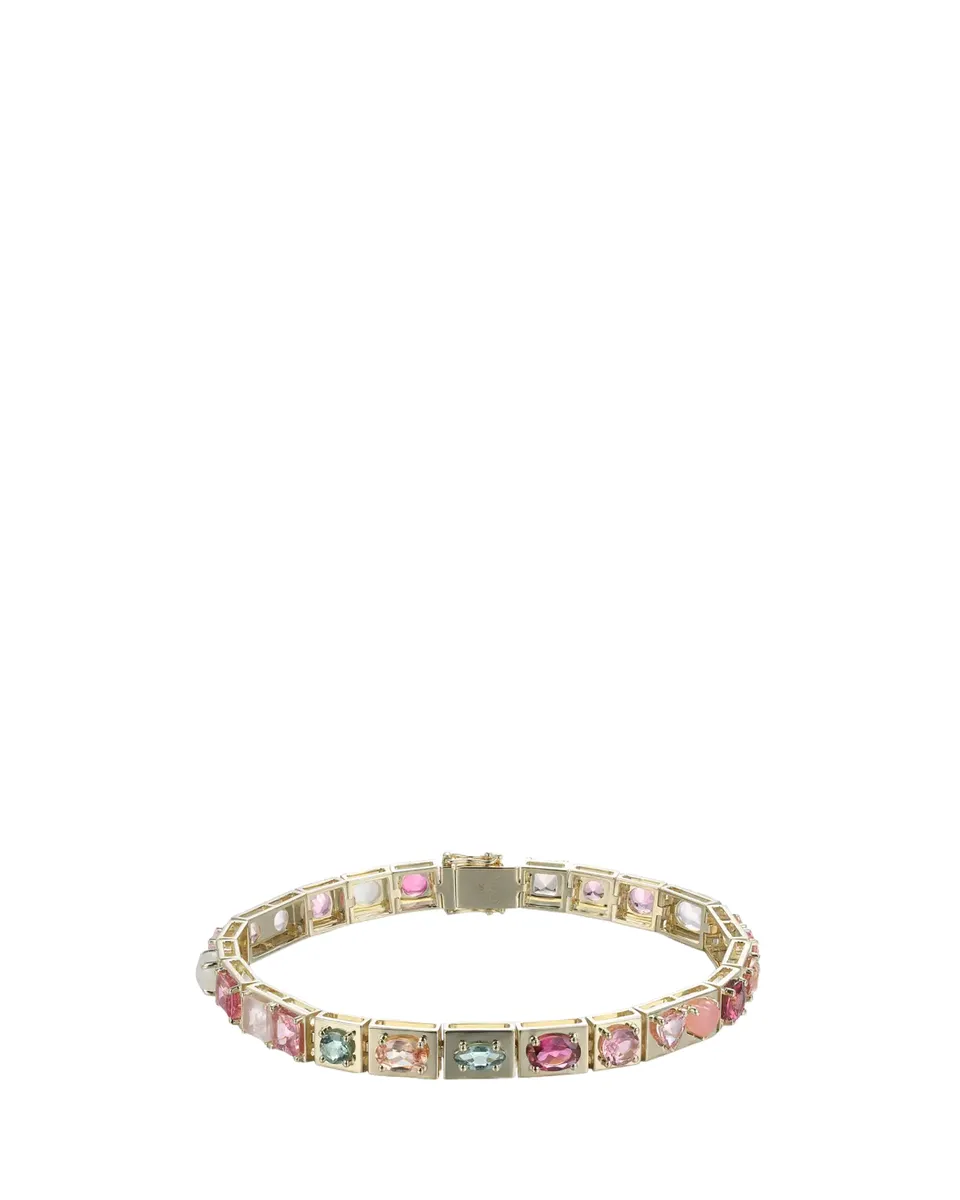 Type Jewelry LEGGO Pink Multi-Stone Bracelet | Thumbnail 2 Type Jewelry LEGGO Pink Multi-Stone Bracelet | Thumbnail 2