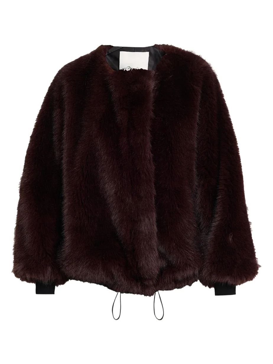 3.1 Phillip Lim Faux Fur Blouson Jacket