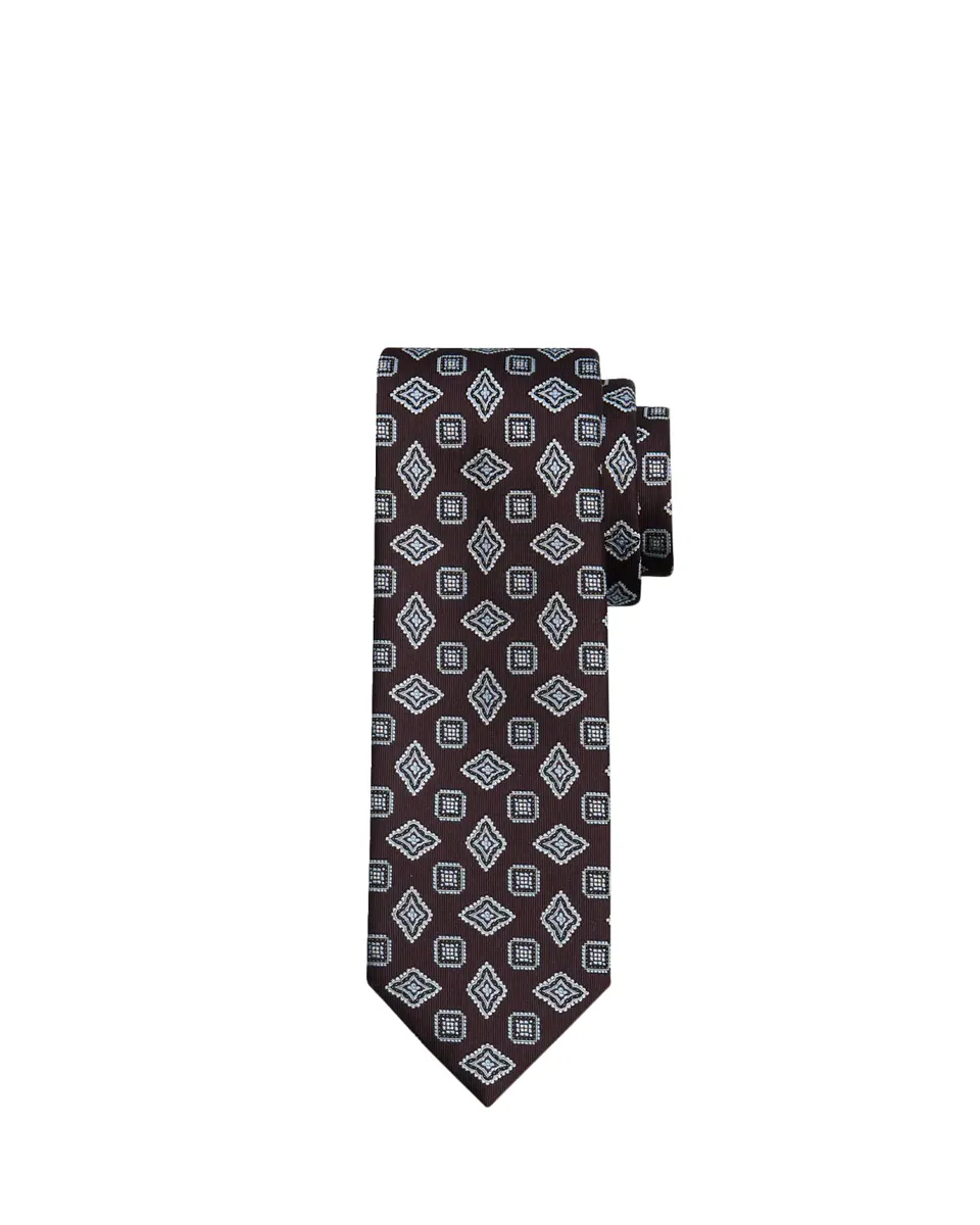 Brioni Men's Medallion Silk Tie | Thumbnail 2 Brioni Men's Medallion Silk Tie | Thumbnail 2