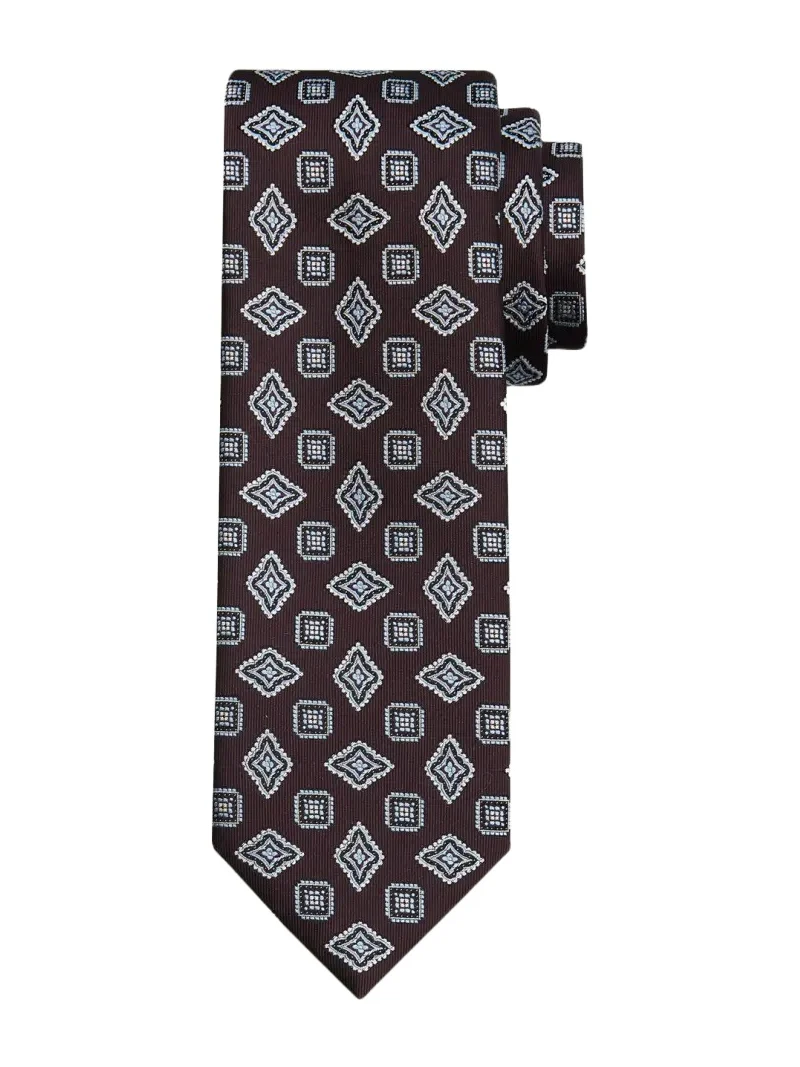 Brioni Men's Medallion Silk Tie