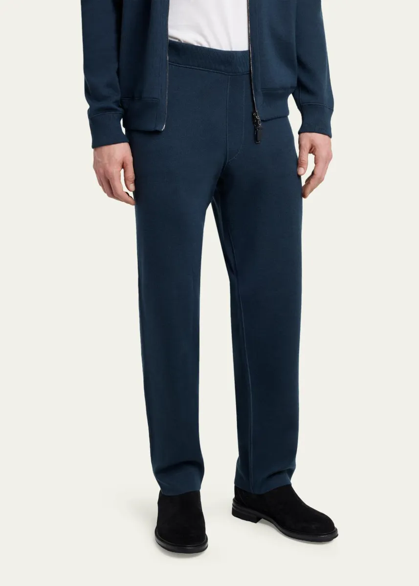 Brioni Men's Heathered Zip-Front Jacket | Thumbnail 8