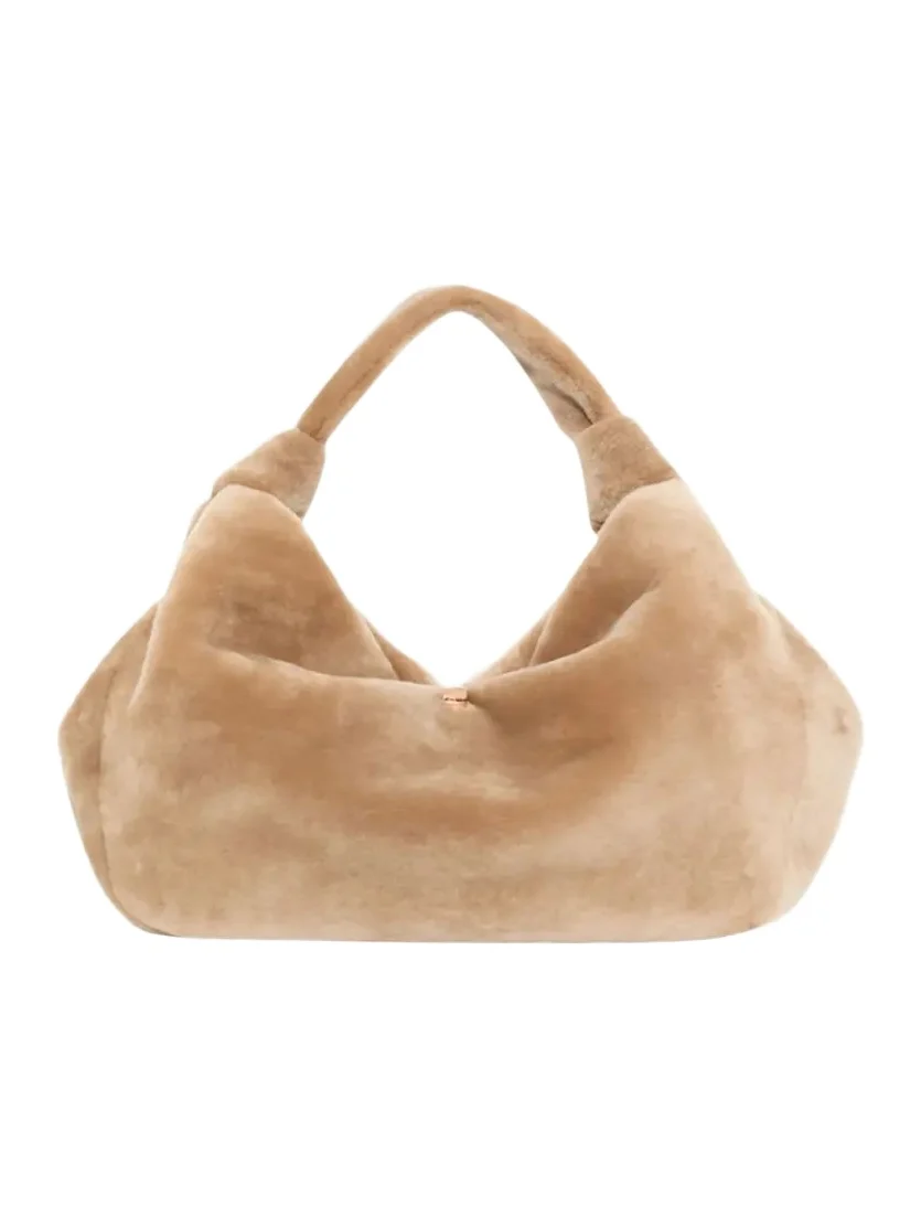 Gabriela Hearst Antonia Small Shearling Shoulder Bag