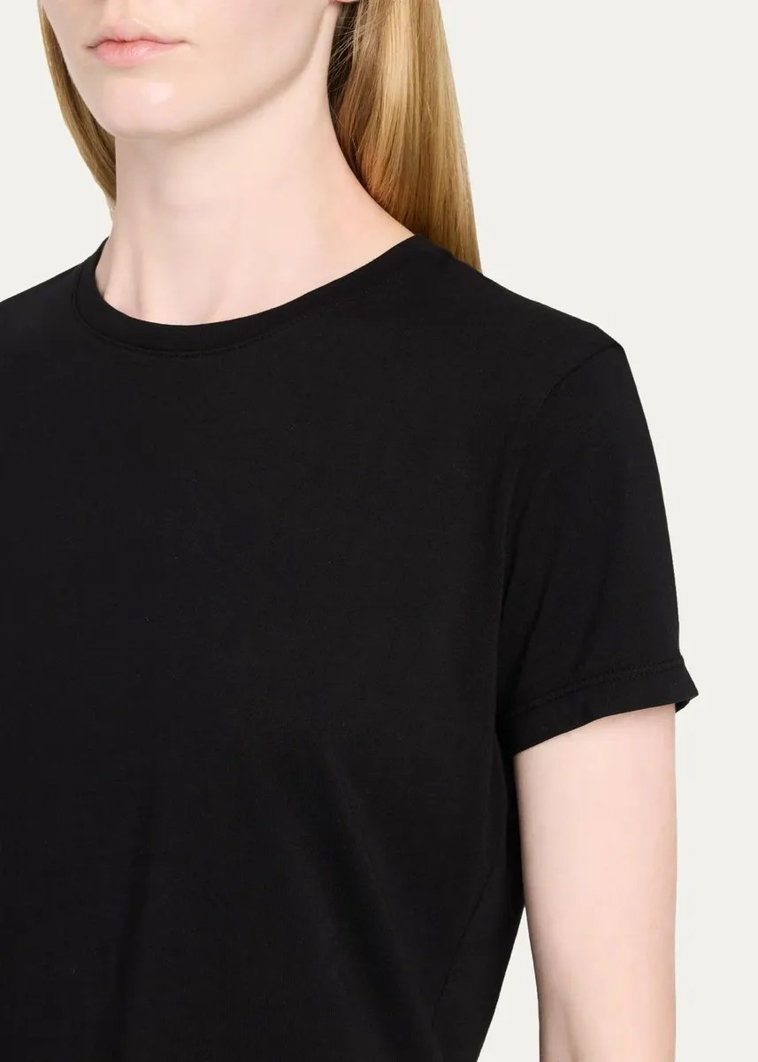 L'Agence Aileen Cotton Crewneck T-Shirt | Thumbnail 5 L'Agence Aileen Cotton Crewneck T-Shirt | Thumbnail 5