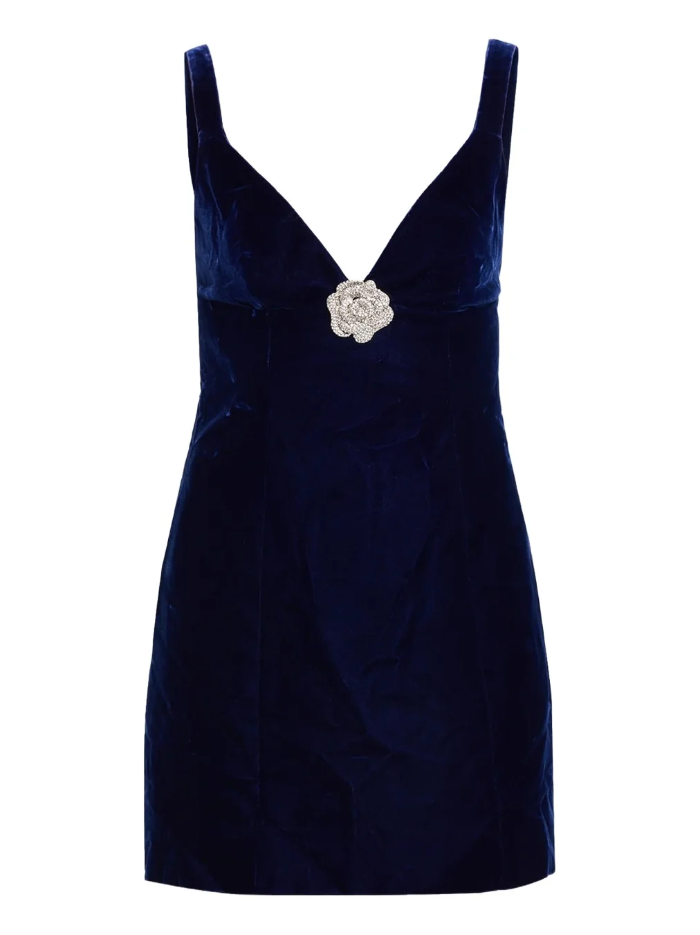 Gracie Velvet V-Neck Mini Dress Gracie Velvet V-Neck Mini Dress