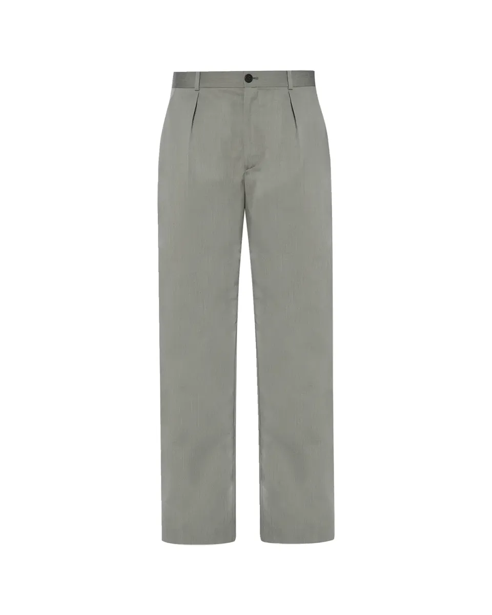 The Row Men's Tami Straight-Leg Pleated Wool Pants | Thumbnail 2 The Row Men's Tami Straight-Leg Pleated Wool Pants | Thumbnail 2