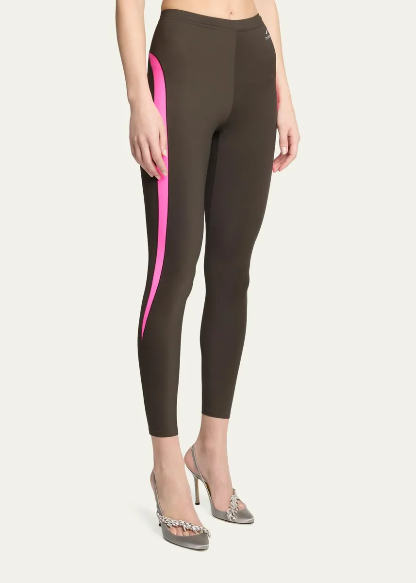 Balenciaga Side Stripe Crop Leggings | Thumbnail 4