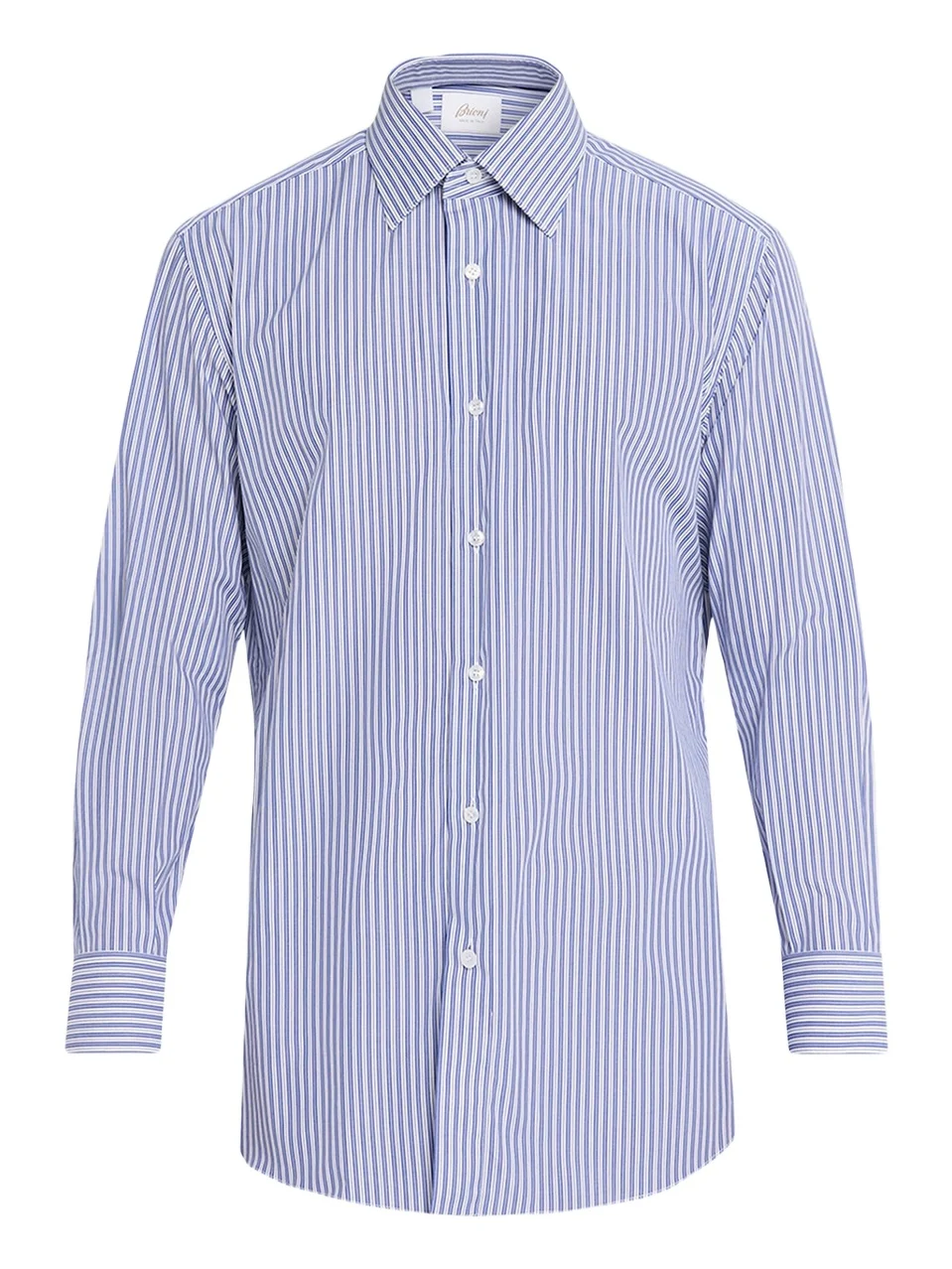 Brioni Men's Pinstripe Cotton Sport Shirt