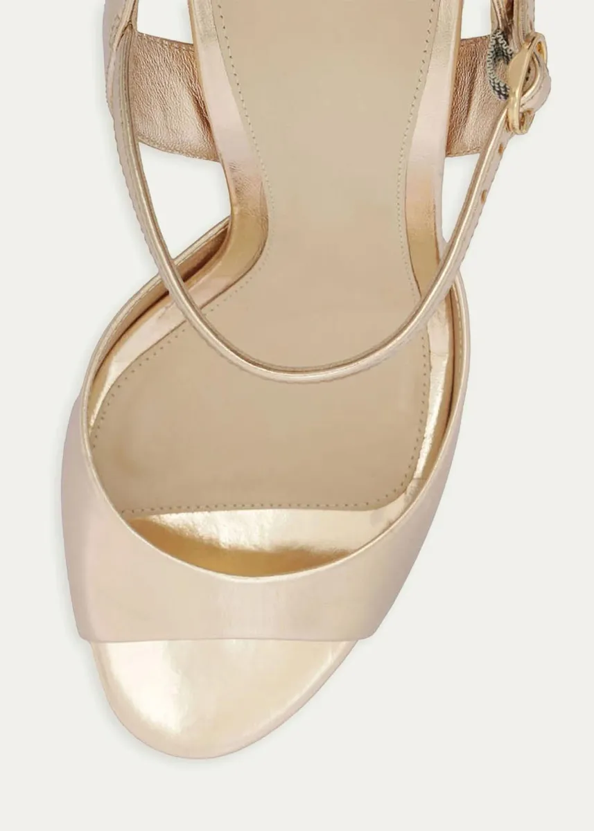 Alexandre Birman 90mm Amy Metallic Leather Ankle-Strap Sandals | Thumbnail 3 Alexandre Birman 90mm Amy Metallic Leather Ankle-Strap Sandals | Thumbnail 3