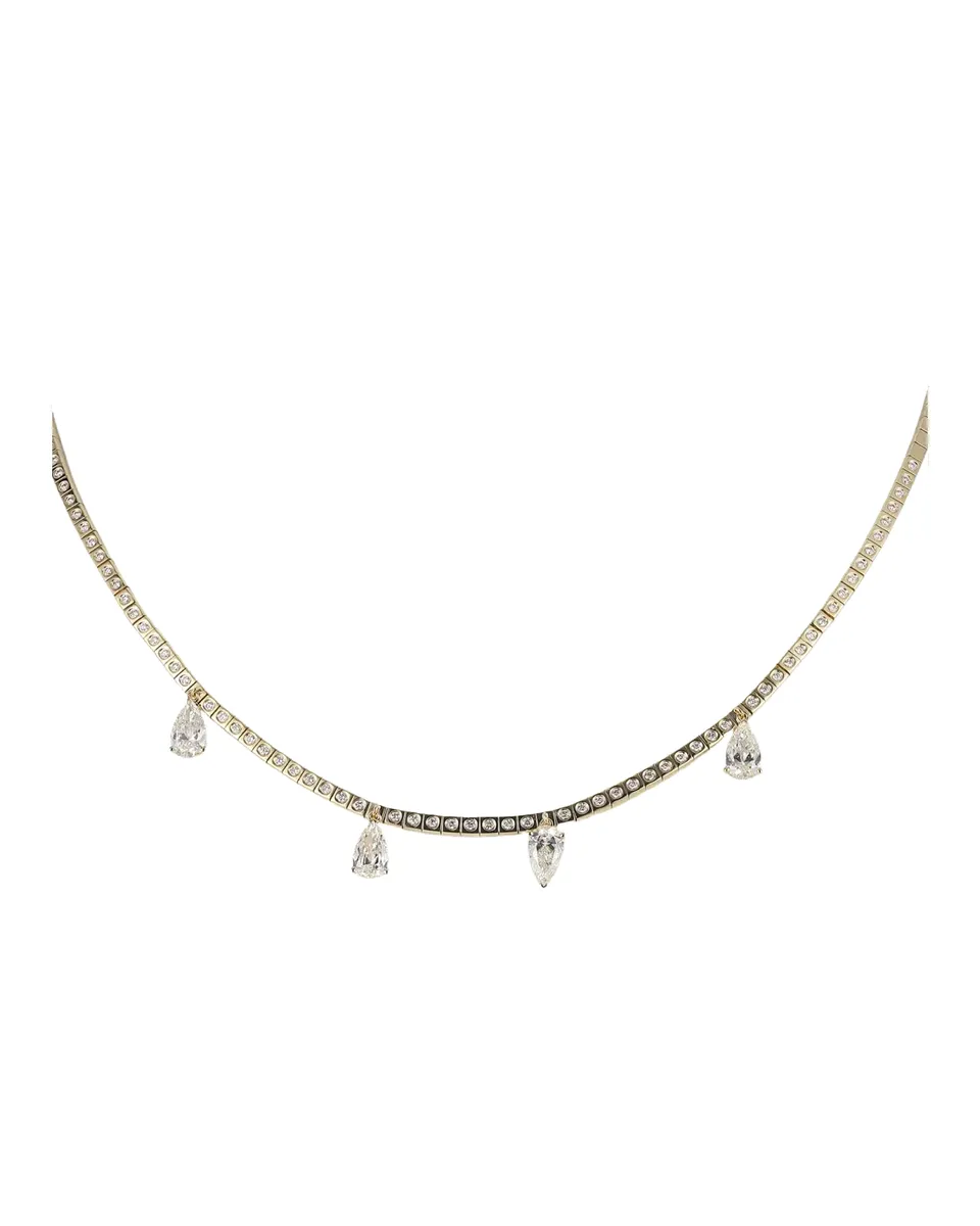 Type Jewelry LEGGO Fringe 4-Drop Diamond Necklace | Thumbnail 2