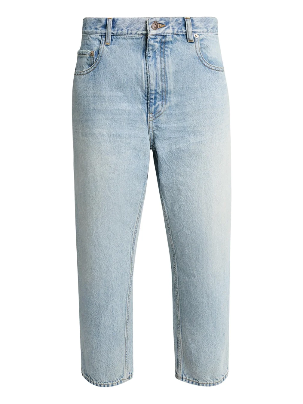 Organic Cotton Vintage Straight-Leg Crop Jeans