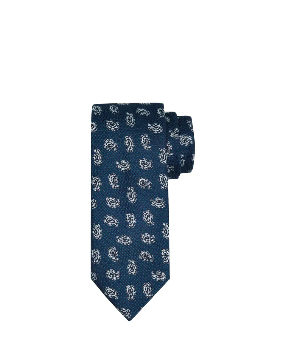 Brioni Men's Silk Paisley Jacquard Tie | Thumbnail 2 Brioni Men's Silk Paisley Jacquard Tie | Thumbnail 2