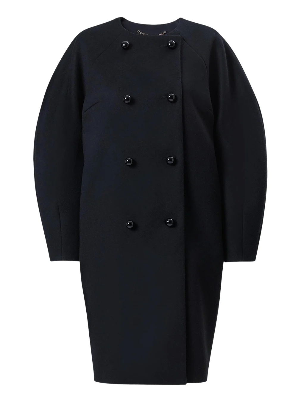 Wool Double-Breasted Cocoon Coat Wool Double-Breasted Cocoon Coat