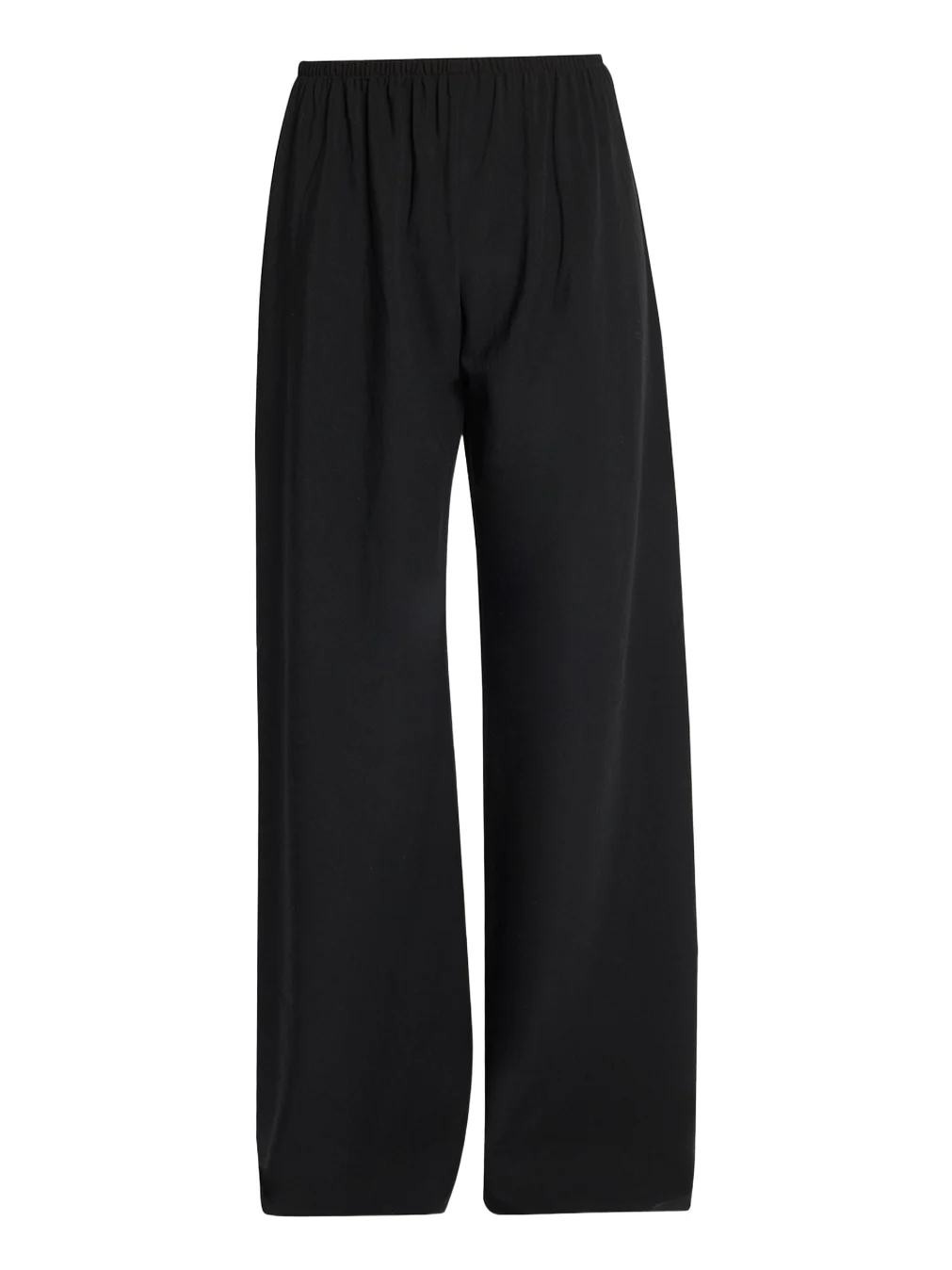 Gala Wool Wide-Leg Pull-On Pants
