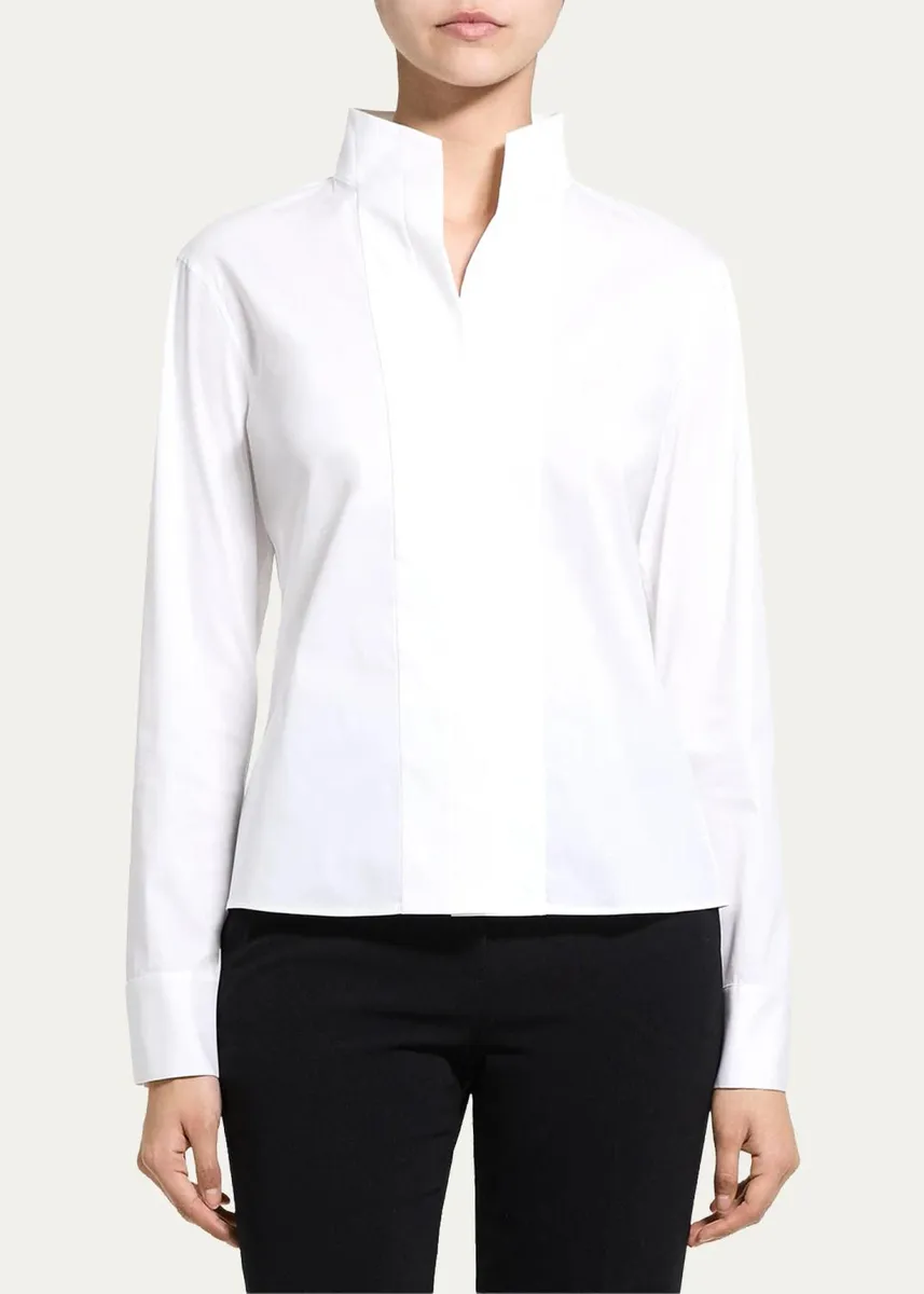 Theory Tailored Cotton-Blend Shirt | Thumbnail 4