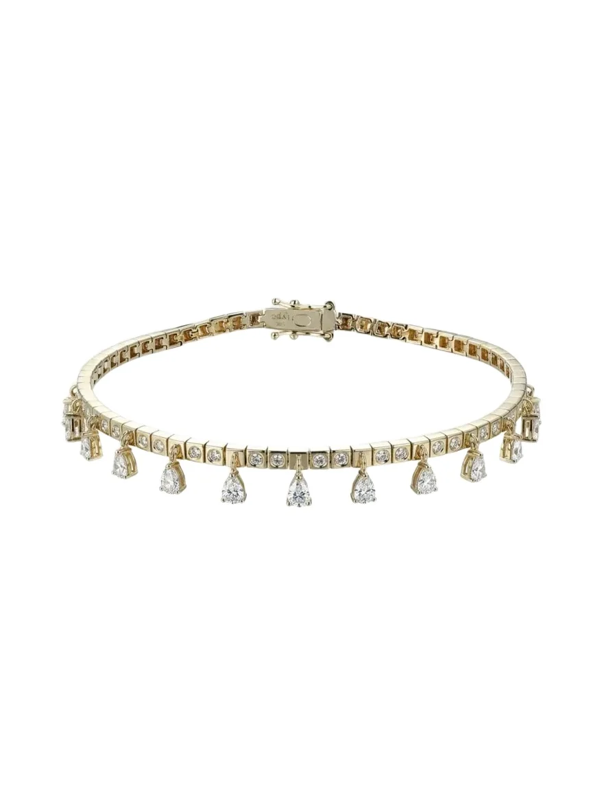 LEGGO FRINGE Diamond Tennis Bracelet