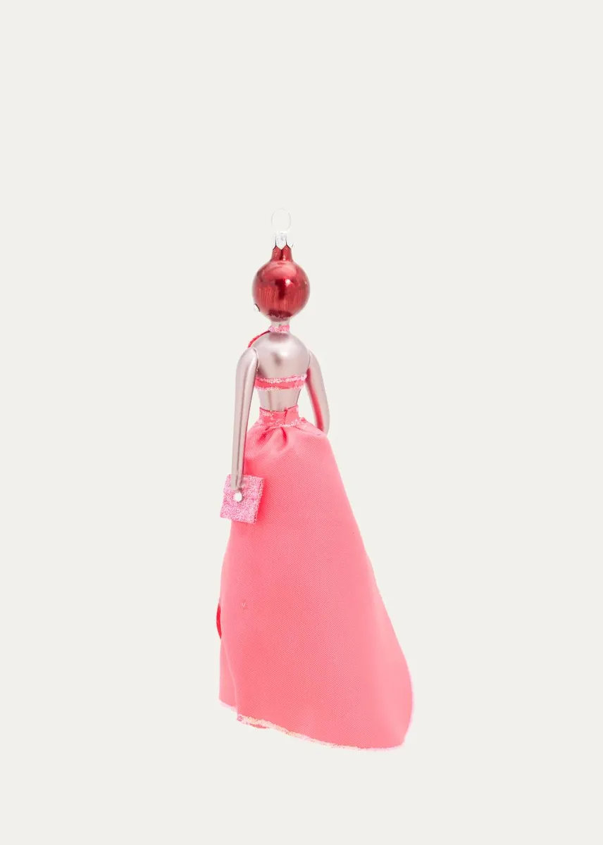 De Carlini Lady In Gown Glass Ornament | Thumbnail 2 De Carlini Lady In Gown Glass Ornament | Thumbnail 2