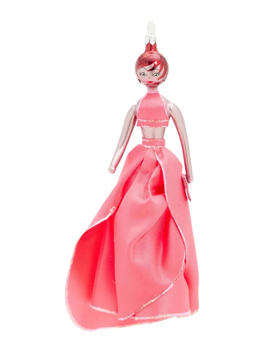 Lady In Gown Glass Ornament Lady In Gown Glass Ornament