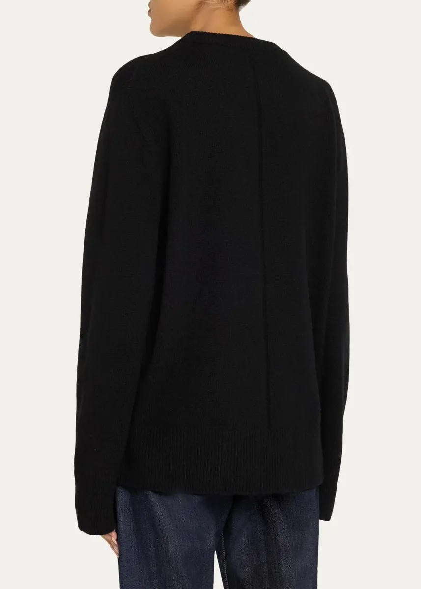 The Row Sibem Wool-Cashmere Crewneck Sweater | Thumbnail 3