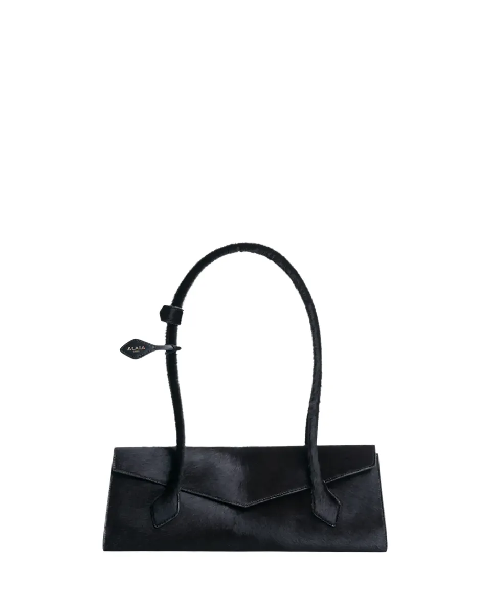 ALAÏA Le Teckel Medium Calf Hair Shoulder Bag | Thumbnail 2