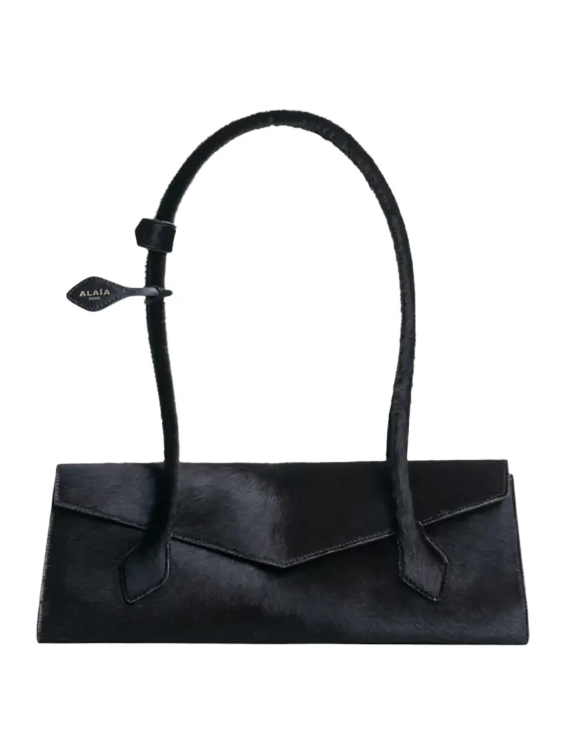 ALAÏA Le Teckel Medium Calf Hair Shoulder Bag