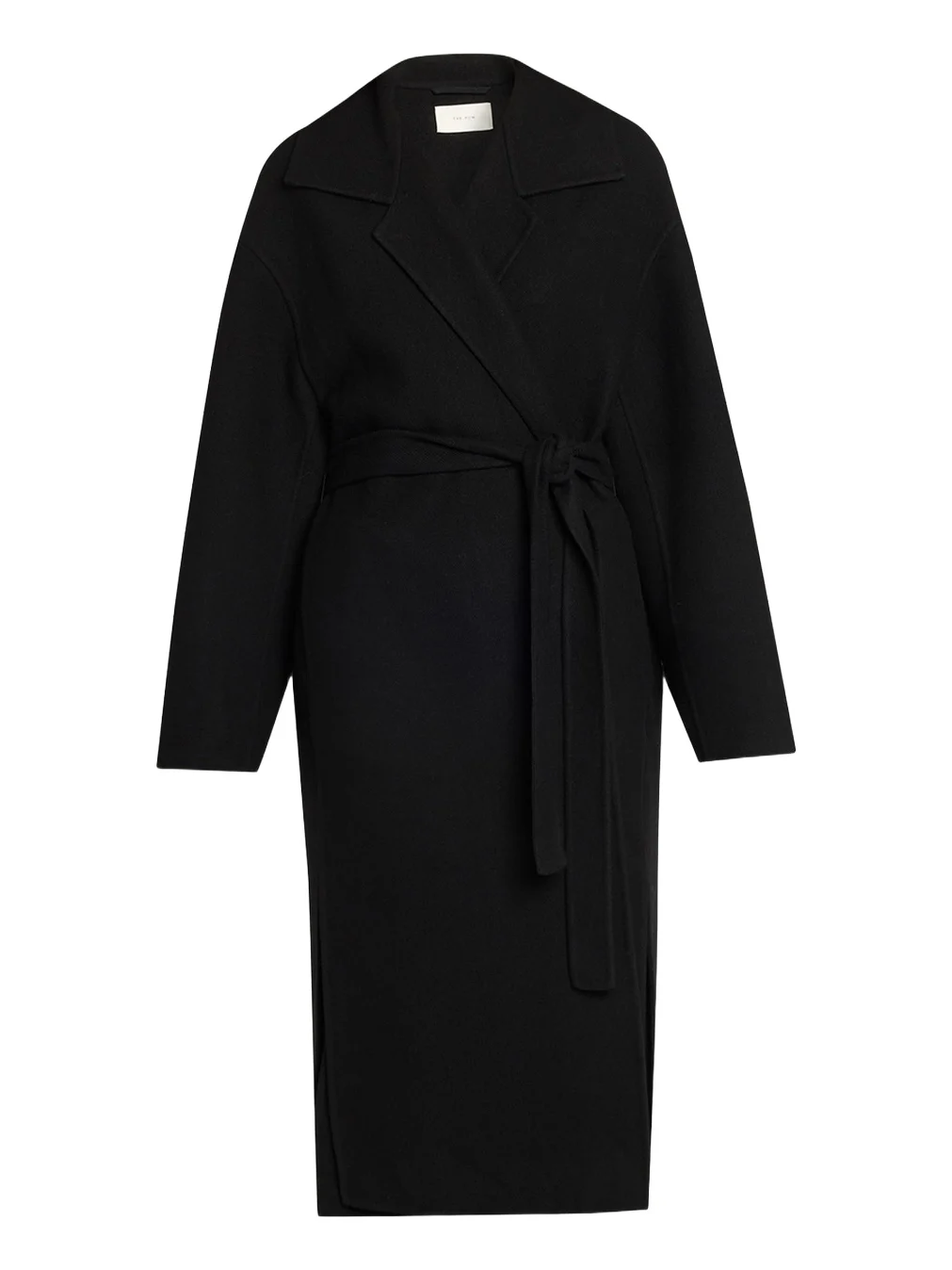 The Row Ciara Wool-Cashmere Belted Wrap Coat