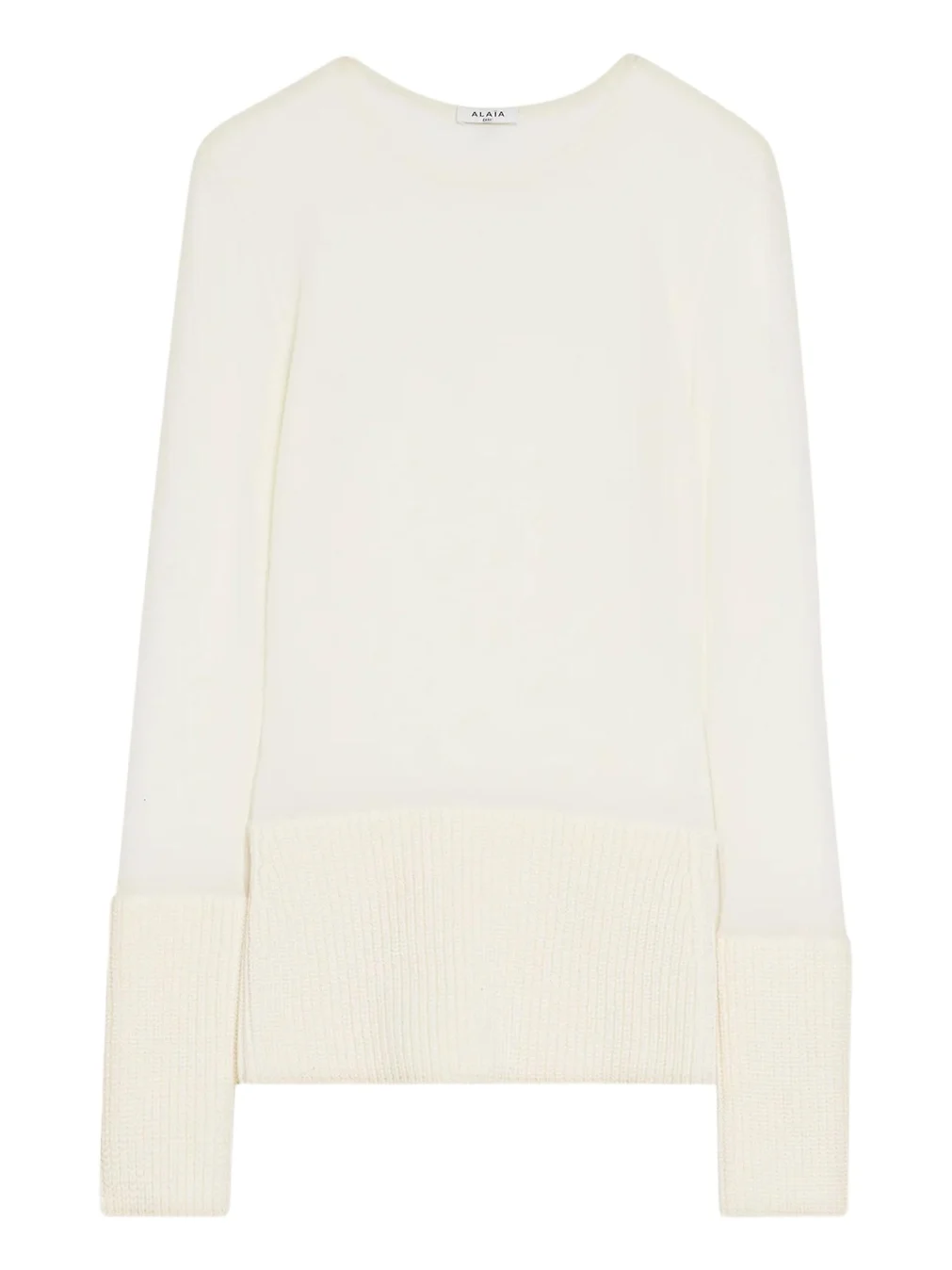 Merino Wool Long-Sleeve Crewneck Top Merino Wool Long-Sleeve Crewneck Top