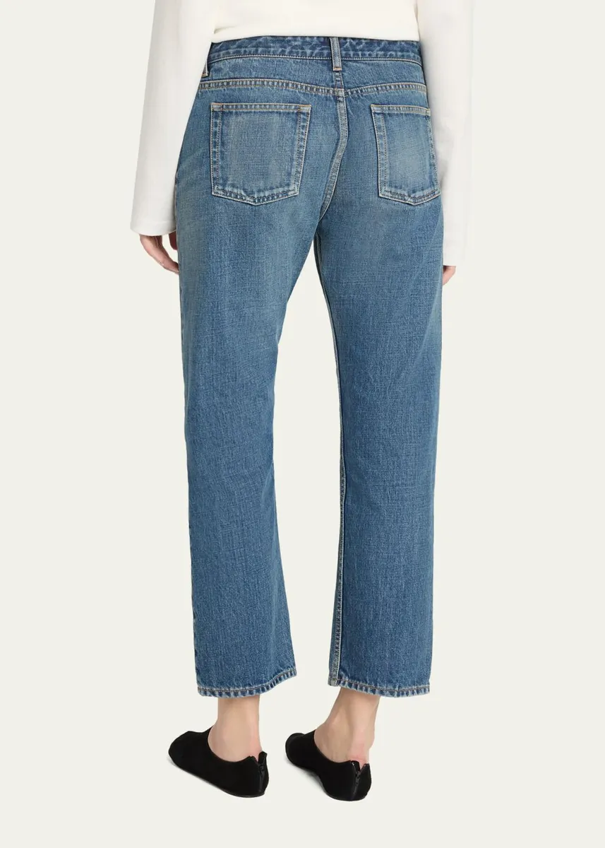 The Row Riaco Straight-Leg Ankle Jeans | Thumbnail 3 The Row Riaco Straight-Leg Ankle Jeans | Thumbnail 3