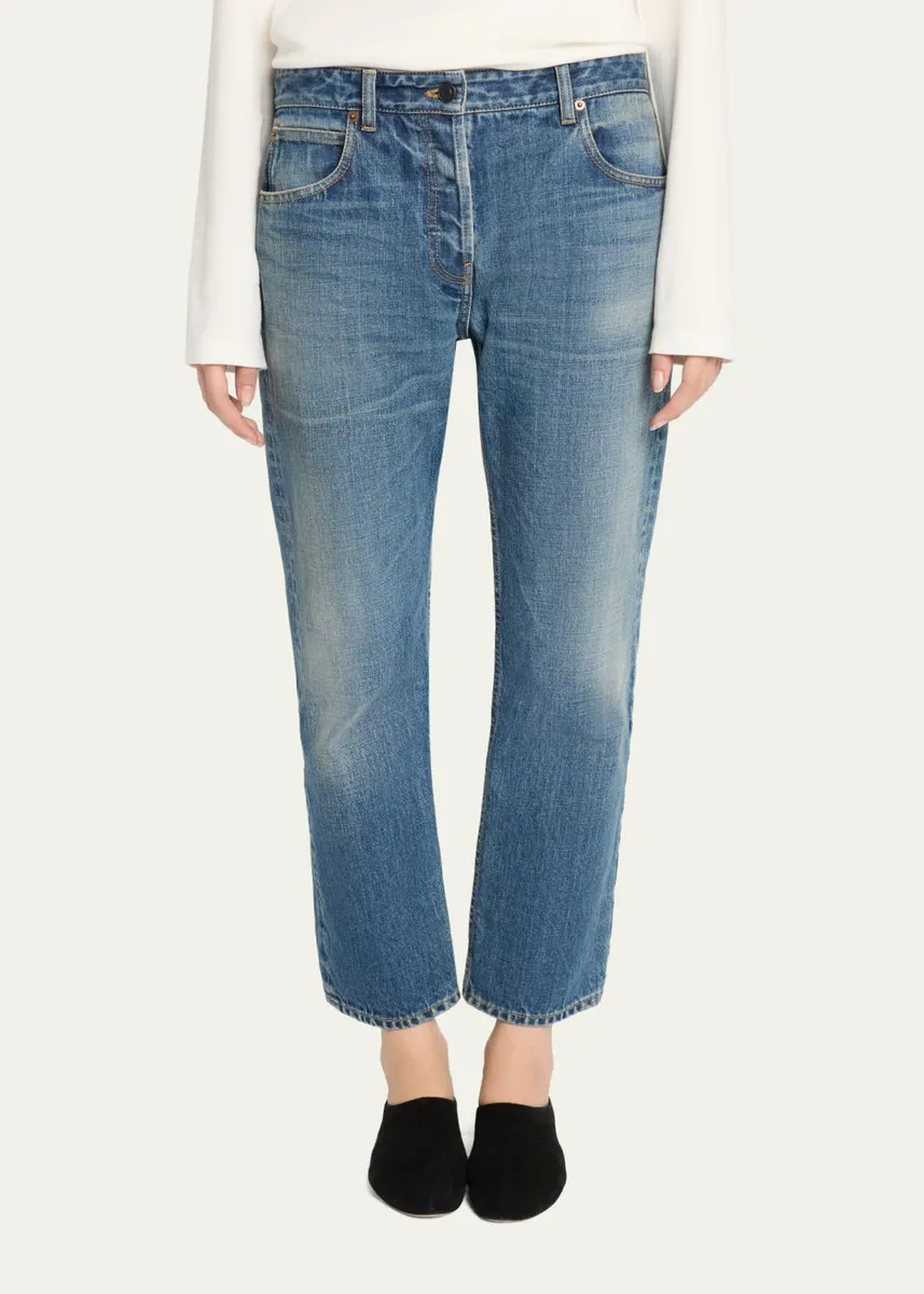 The Row Riaco Straight-Leg Ankle Jeans | Thumbnail 4 The Row Riaco Straight-Leg Ankle Jeans | Thumbnail 4
