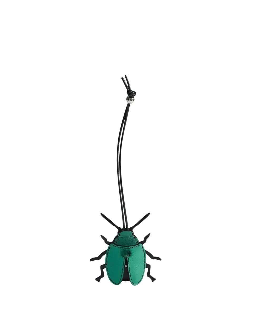 JW Anderson Men's Leather Beetle Bag Charm | Thumbnail 2