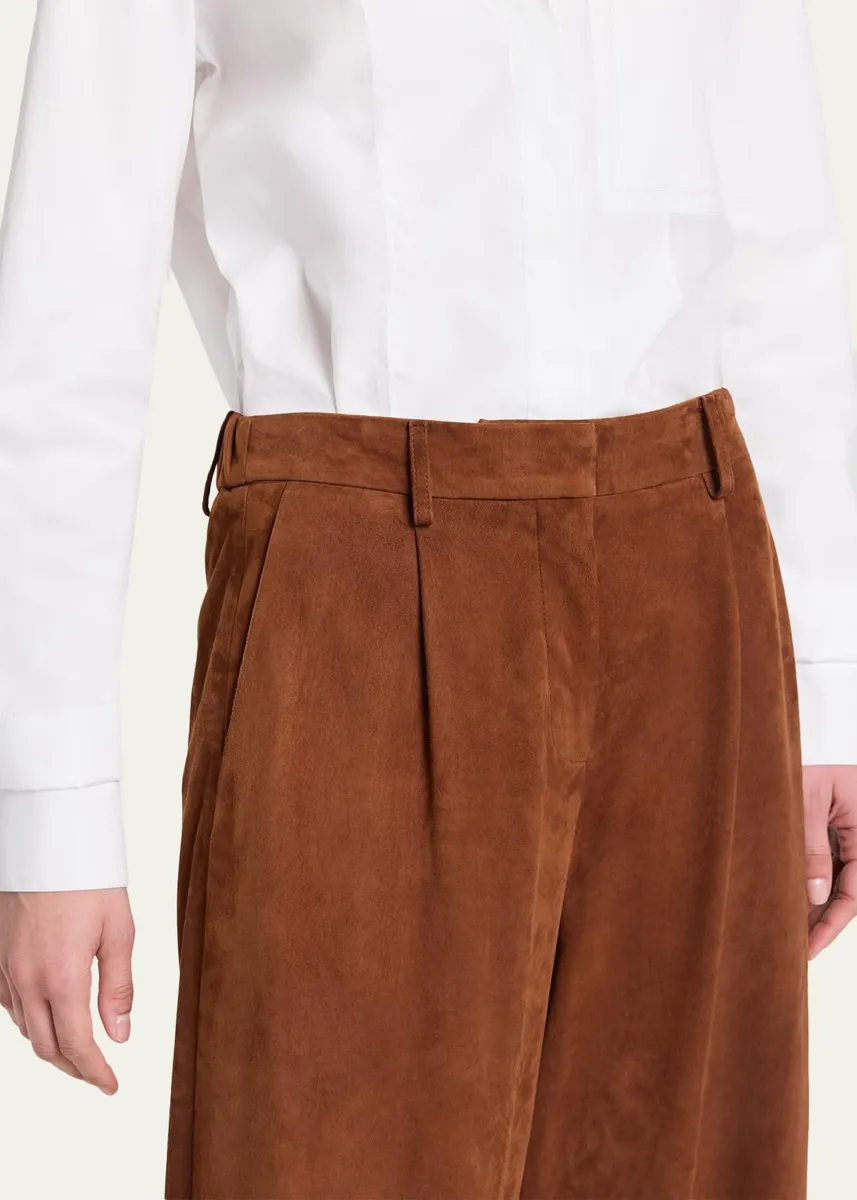 TWP Hudson St Suede Wide-Leg Pants | Thumbnail 5