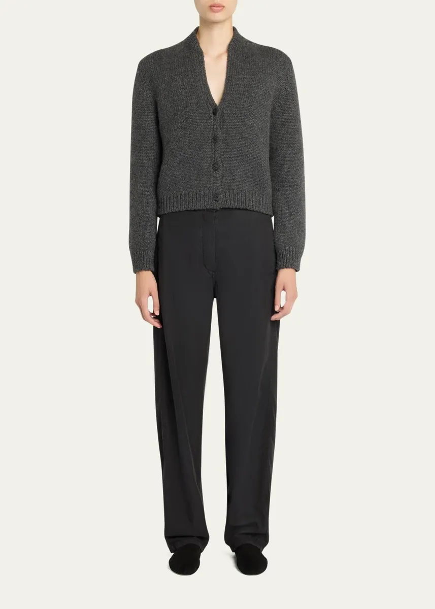 The Row Poynta Cashmere V-Neck Cardigan | Thumbnail 2 The Row Poynta Cashmere V-Neck Cardigan | Thumbnail 2