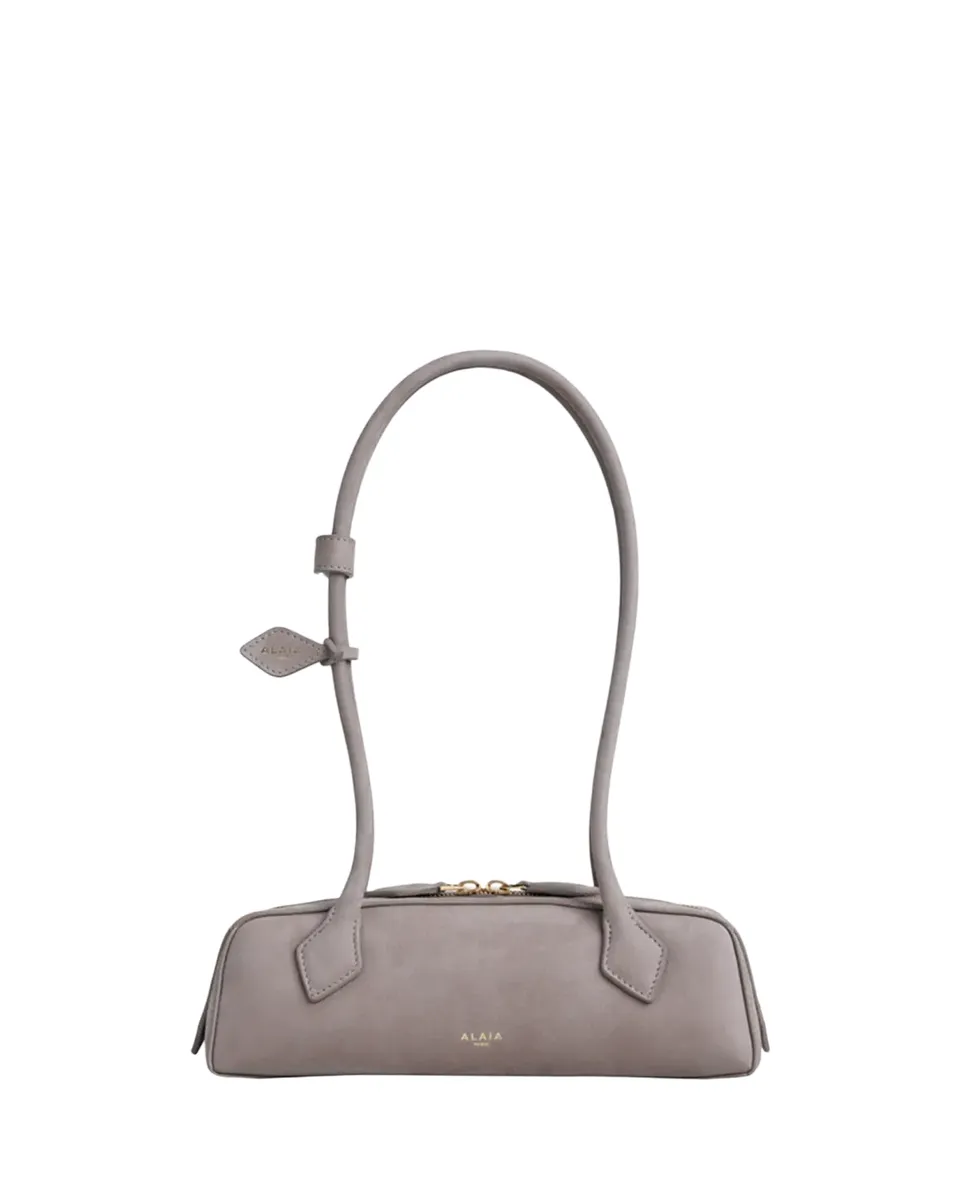 ALAÏA Le Teckel Suede Shoulder Bag | Thumbnail 2 ALAÏA Le Teckel Suede Shoulder Bag | Thumbnail 2