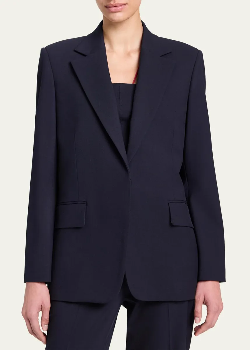 TWP Jillian Single-Breasted Wool Blazer | Thumbnail 3 TWP Jillian Single-Breasted Wool Blazer | Thumbnail 3