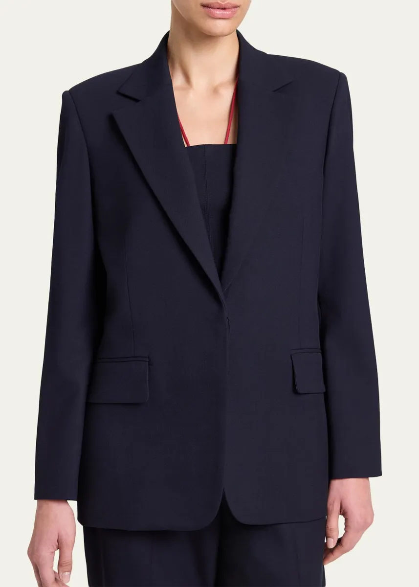 TWP Jillian Single-Breasted Wool Blazer | Thumbnail 4 TWP Jillian Single-Breasted Wool Blazer | Thumbnail 4