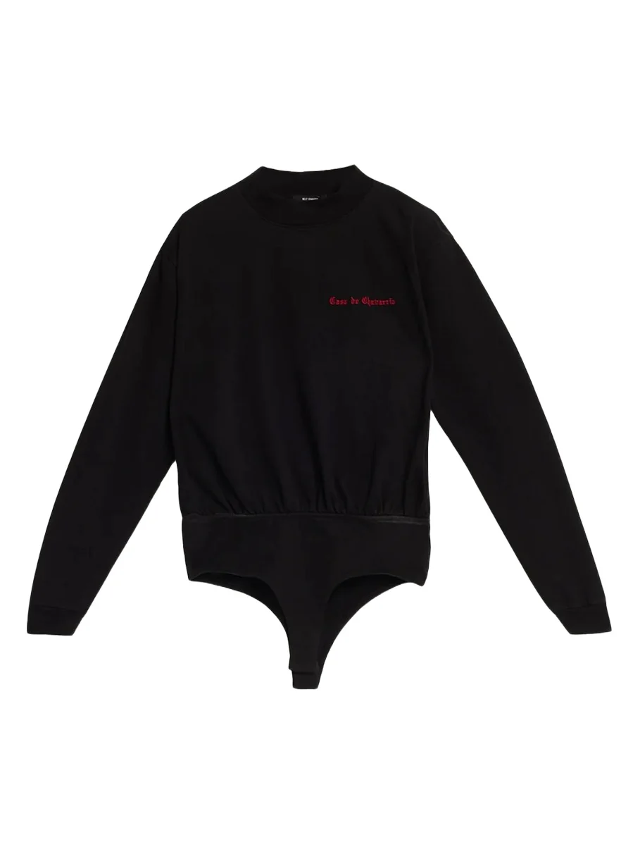 Casa De Chavarri Mock-Neck Sweatshirt Bodysuit Casa De Chavarri Mock-Neck Sweatshirt Bodysuit