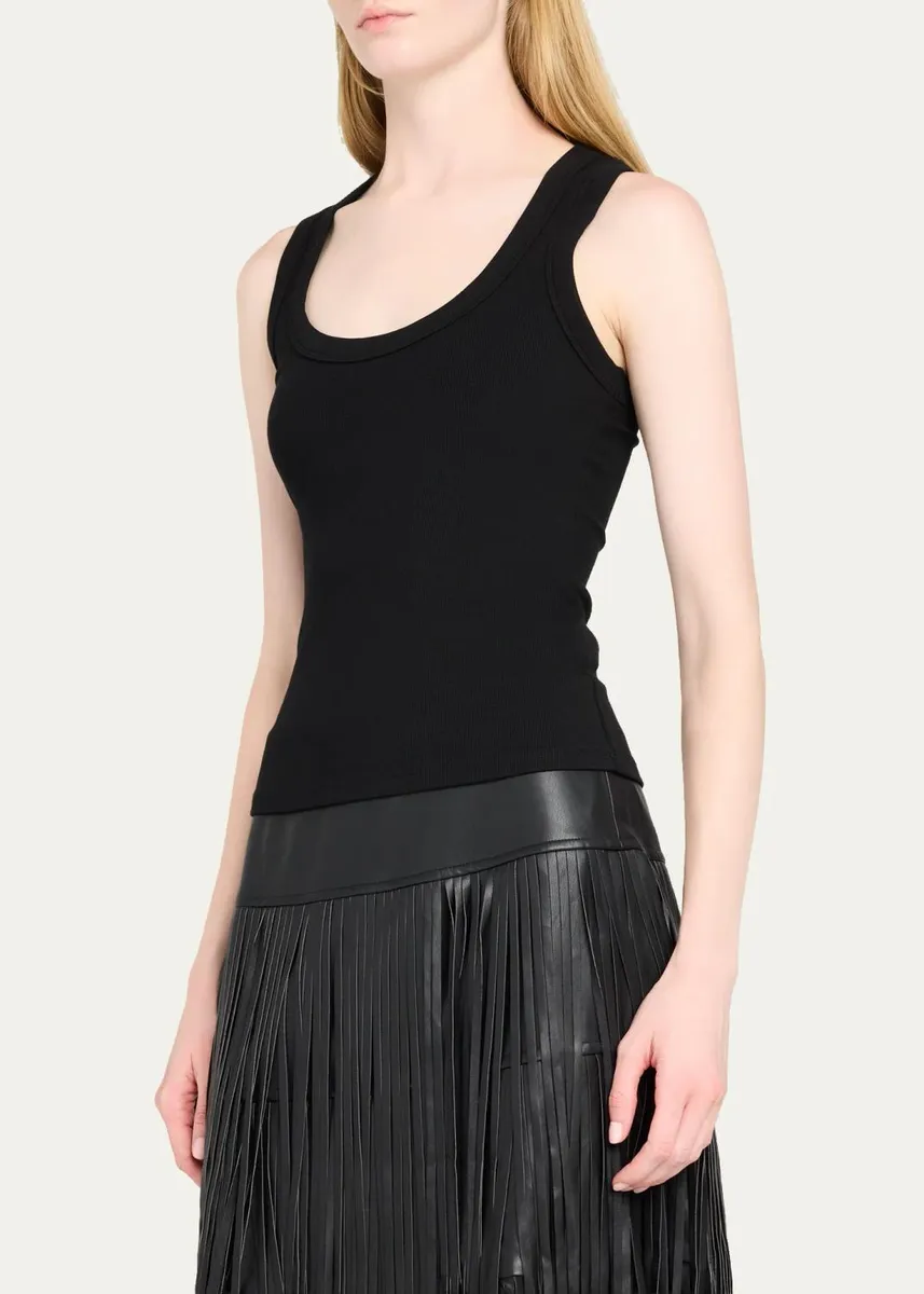 L'Agence Shania Racerback Tank Top | Thumbnail 4