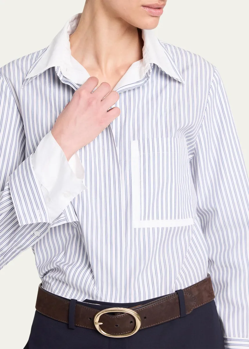 TWP Double Layer Boyfriend Shirt | Thumbnail 4 TWP Double Layer Boyfriend Shirt | Thumbnail 4