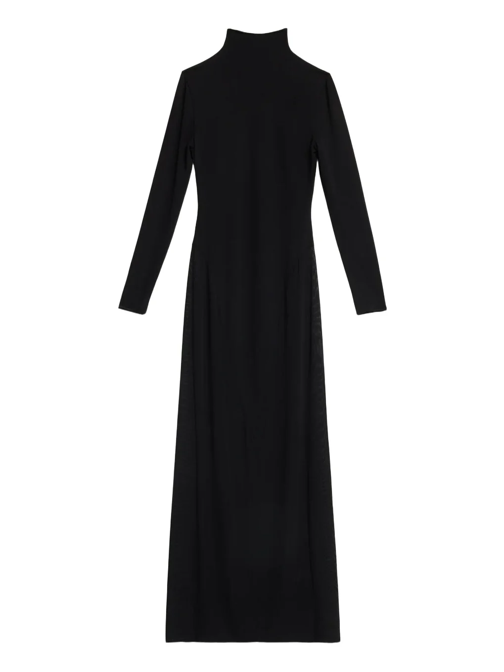 Mock-Neck Jersey Long-Sleeve Bodycon Maxi Dress Mock-Neck Jersey Long-Sleeve Bodycon Maxi Dress