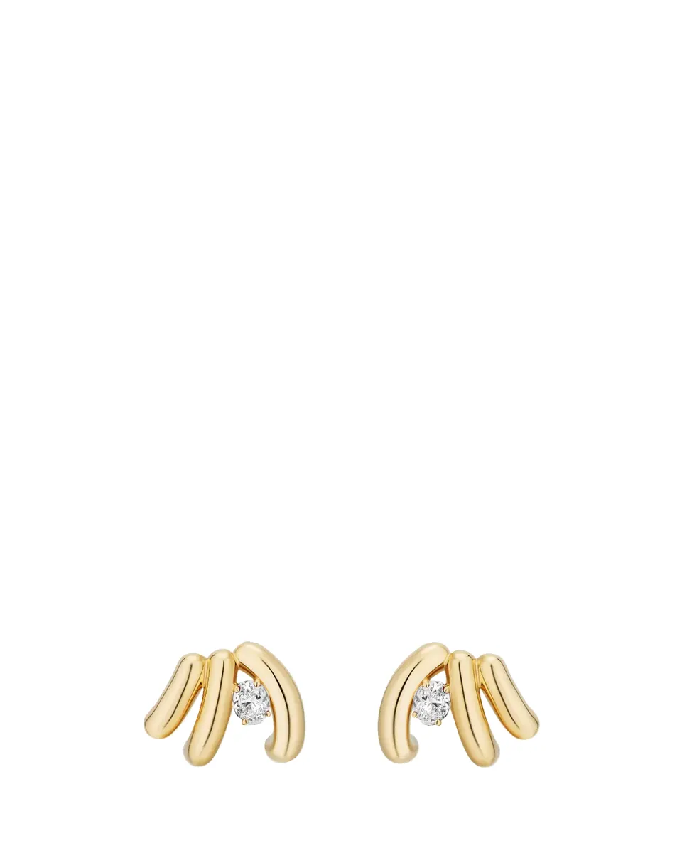 Mason and Books 14K Siren Cove Climber Earrings with Diamonds | Thumbnail 2