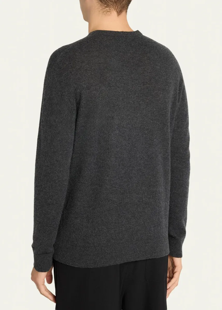 The Row Men's Thamm Cashmere V-Neck Sweater | Thumbnail 3 The Row Men's Thamm Cashmere V-Neck Sweater | Thumbnail 3