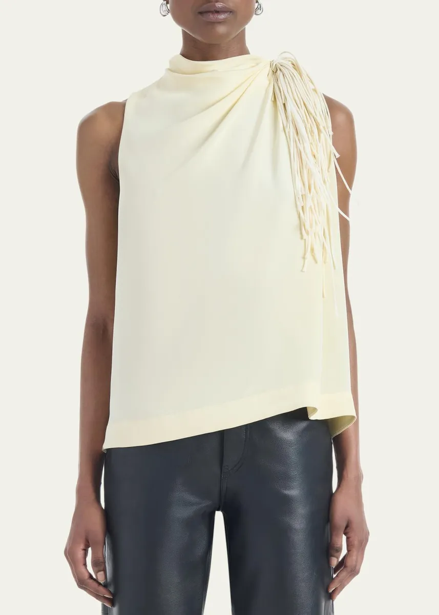 Altuzarra Alden Silk Fringe Top | Thumbnail 4 Altuzarra Alden Silk Fringe Top | Thumbnail 4