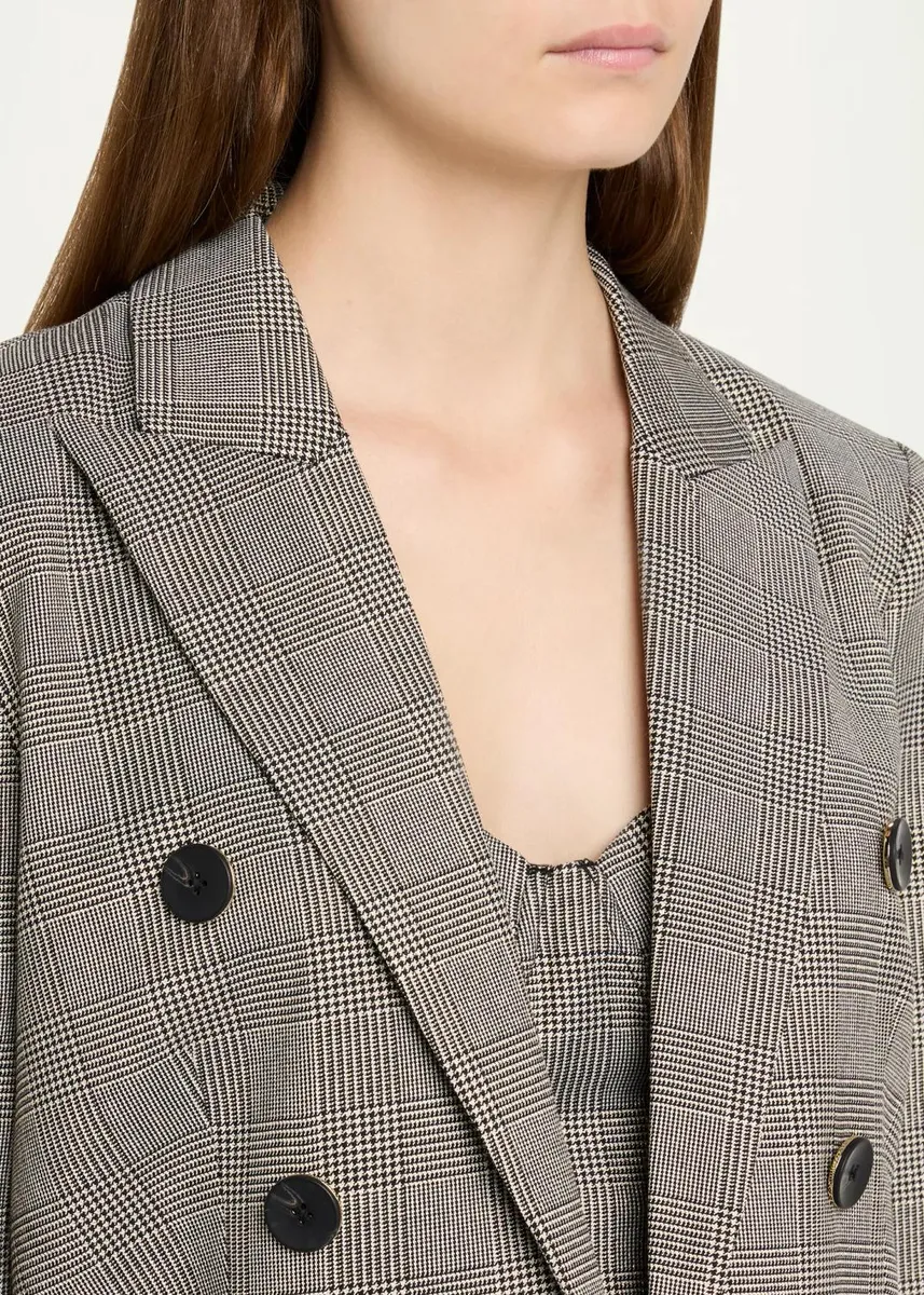 L'Agence Lila Plaid Boxy Blazer | Thumbnail 5 L'Agence Lila Plaid Boxy Blazer | Thumbnail 5