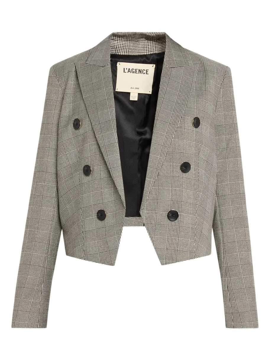 Lila Plaid Boxy Blazer Lila Plaid Boxy Blazer