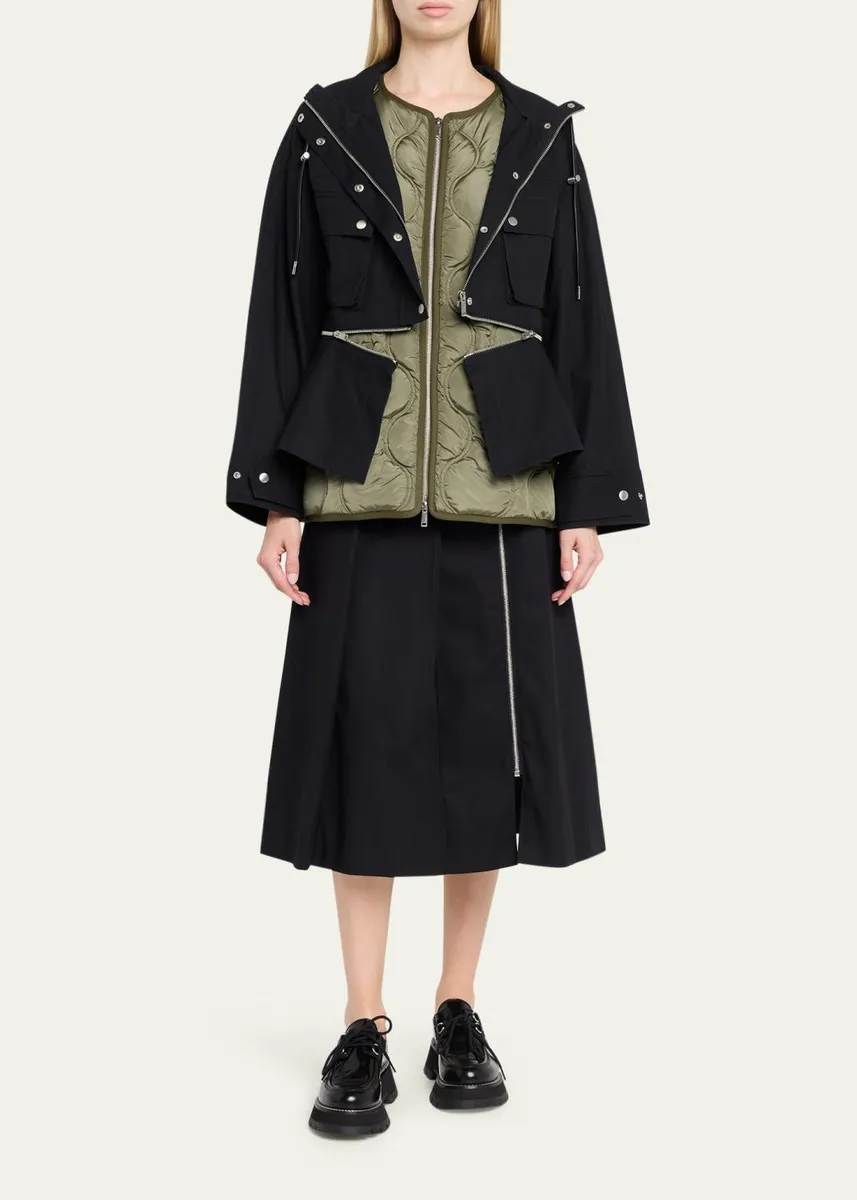 3.1 Phillip Lim Convertible Utility Vest Parka Jacket | Thumbnail 2