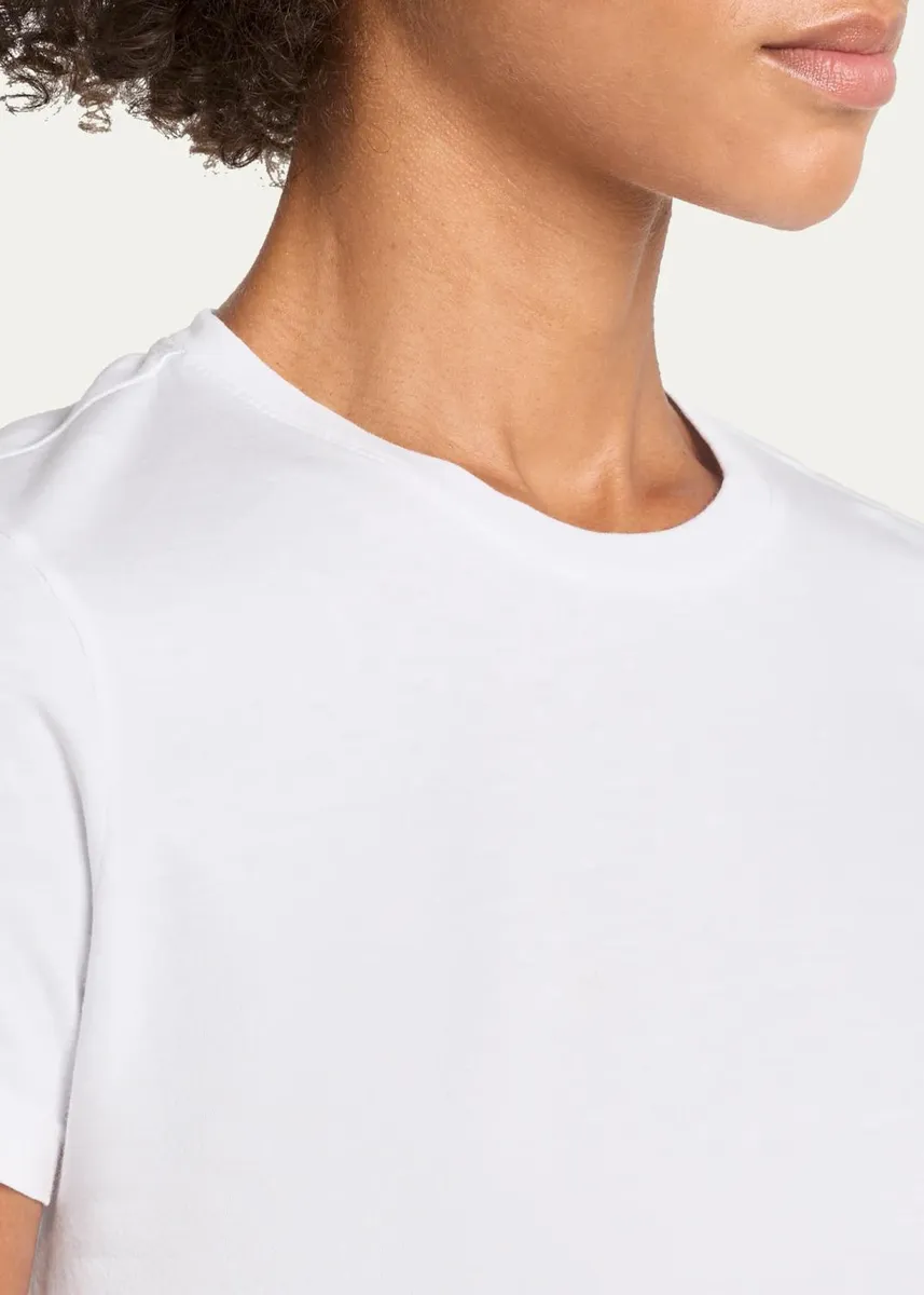 L'Agence Aileen Cotton Crewneck T-Shirt | Thumbnail 5 L'Agence Aileen Cotton Crewneck T-Shirt | Thumbnail 5