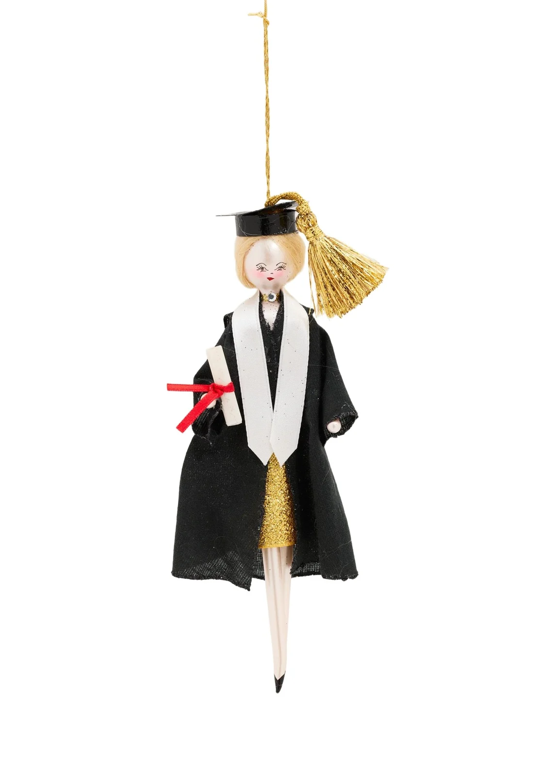 De Carlini Graduate Glass Ornament