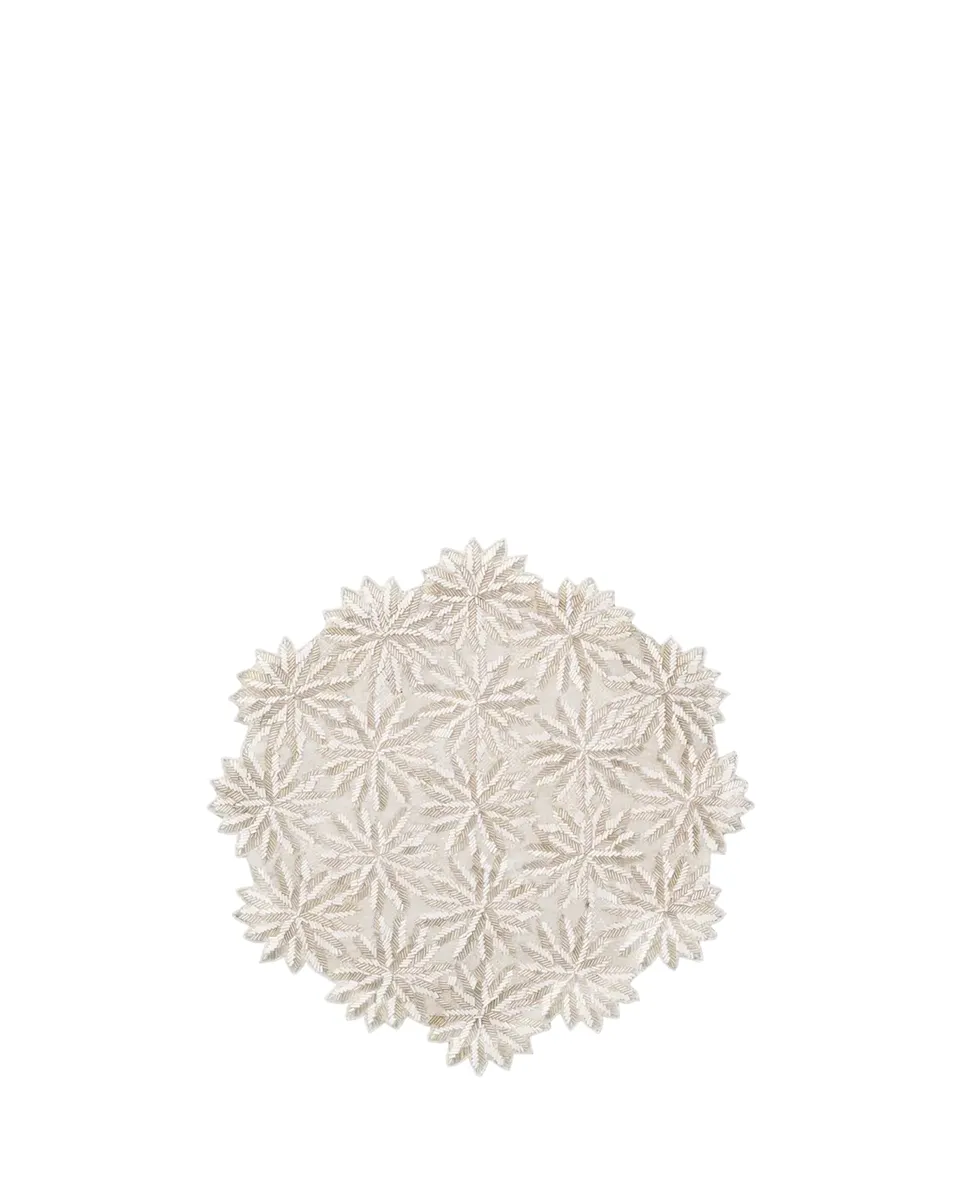 Kim Seybert Winter Lace Beaded Placemat | Thumbnail 2