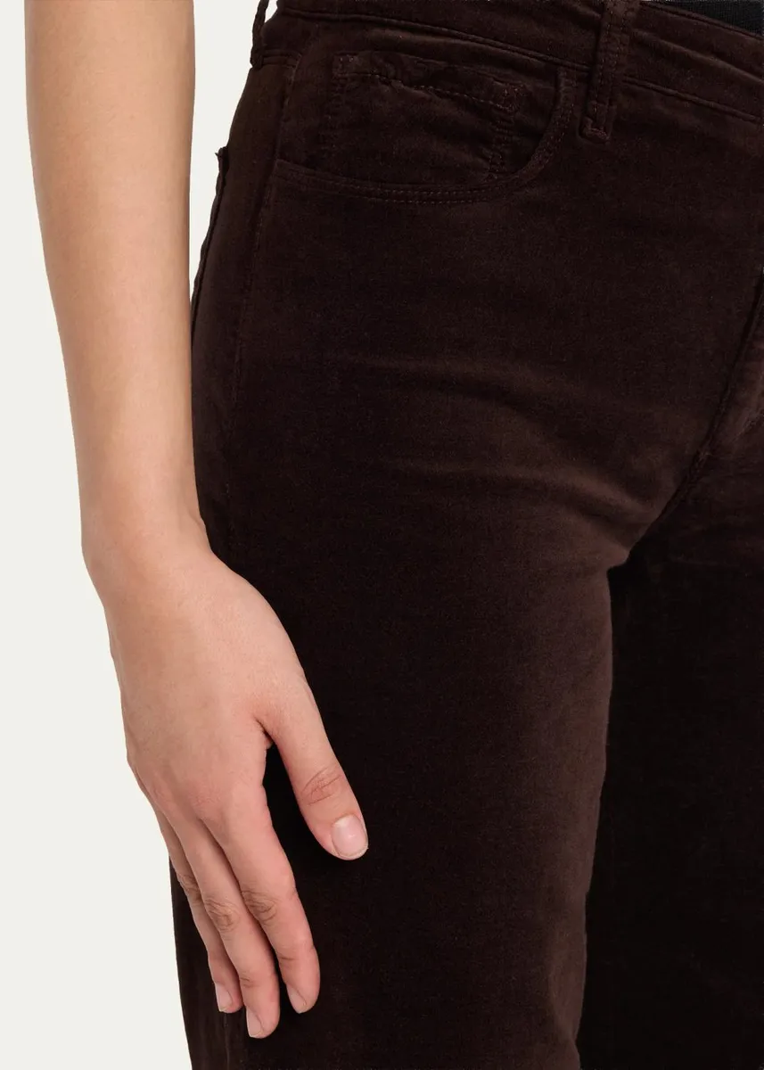 L'Agence Scottie Velvet Bootcut Pants | Thumbnail 5 L'Agence Scottie Velvet Bootcut Pants | Thumbnail 5